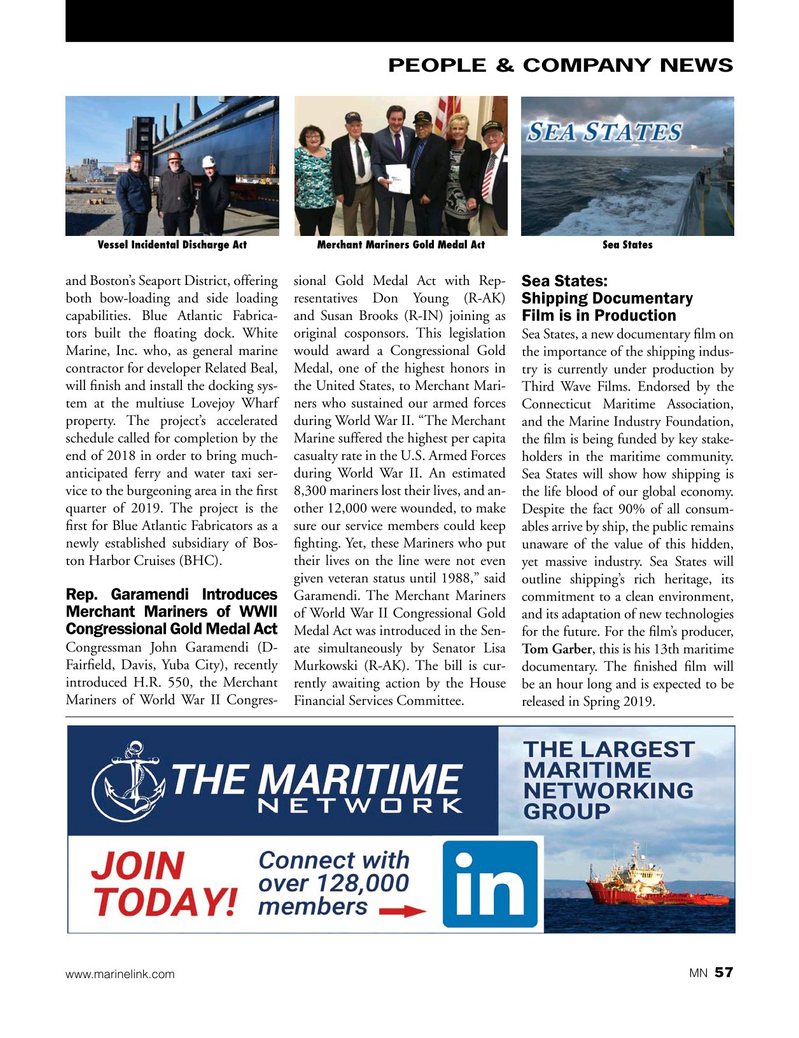 Marine News Magazine, page 57,  Feb 2019
