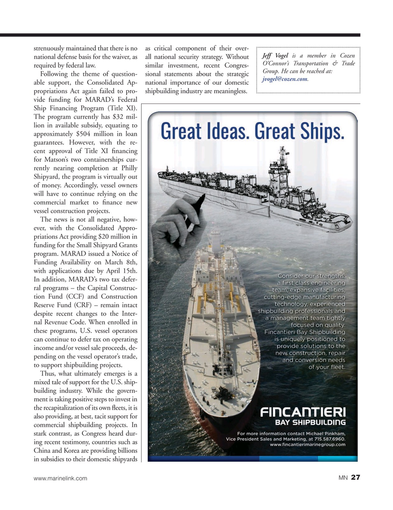 Marine News Magazine, page 27,  Apr 2019