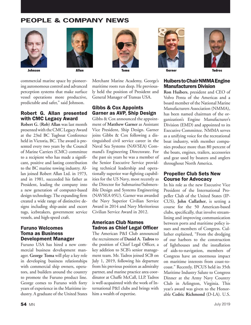 Marine News Magazine, page 54,  Jul 2019