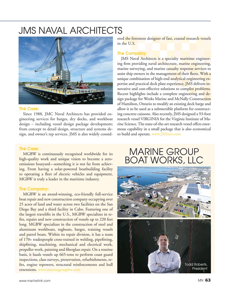 Marine News Magazine, page 63,  Aug 2019