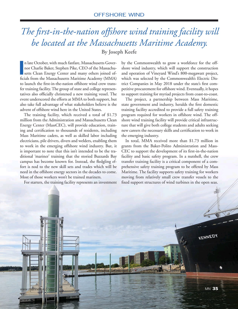 Marine News Magazine, page 35,  Jan 2020