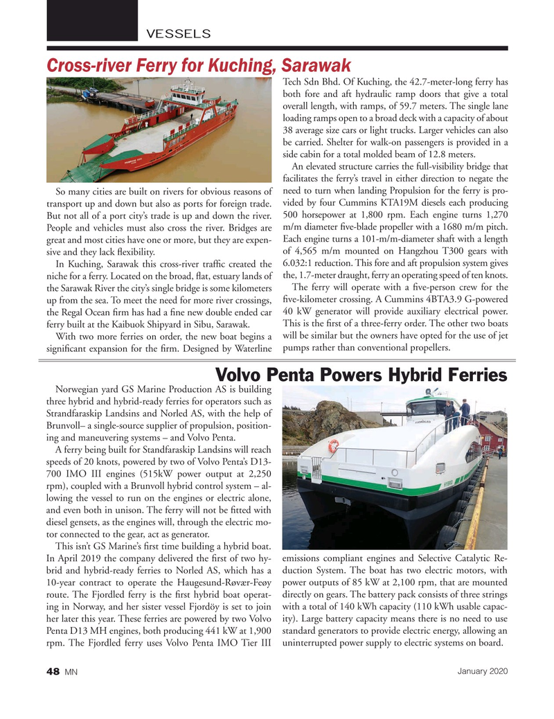 Marine News Magazine, page 48,  Jan 2020