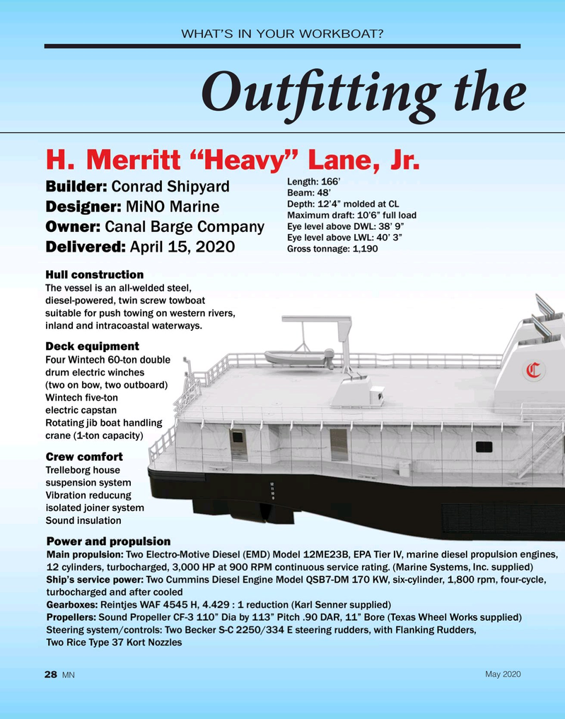 Marine News Magazine, page 28,  May 2020