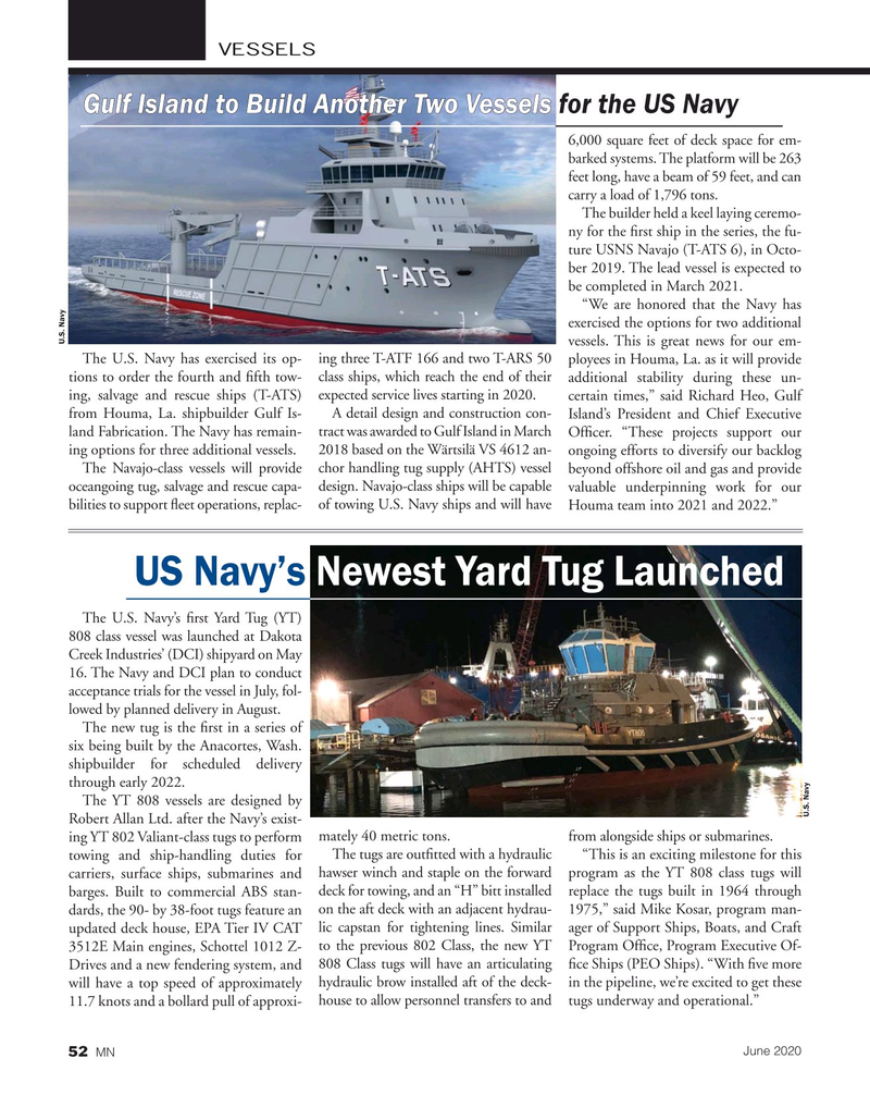Marine News Magazine, page 52,  Jun 2020