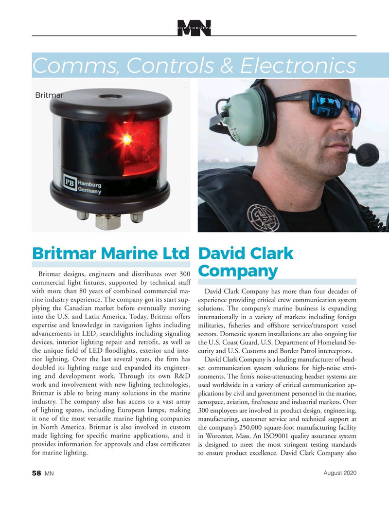 Marine News Magazine, page 58,  Aug 2020