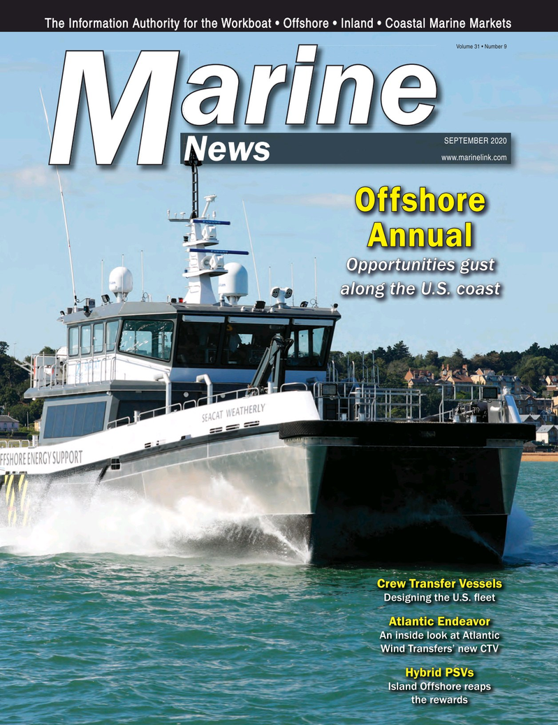 Marine News Magazine Cover Sep 2020 - Offshore Annual 
