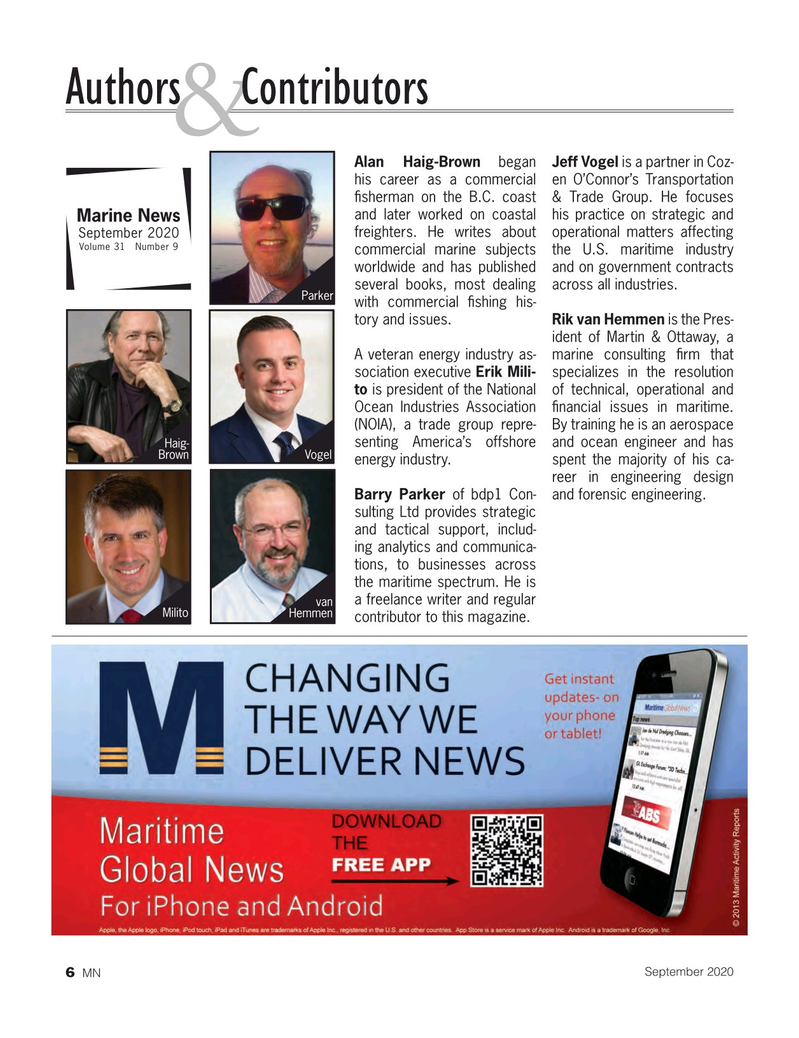 Marine News Magazine, page 6,  Sep 2020