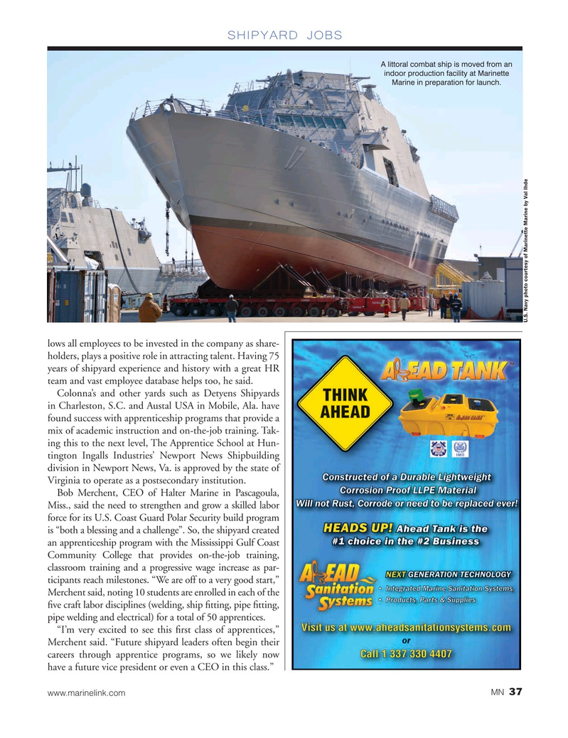 Marine News Magazine, page 37,  Oct 2020