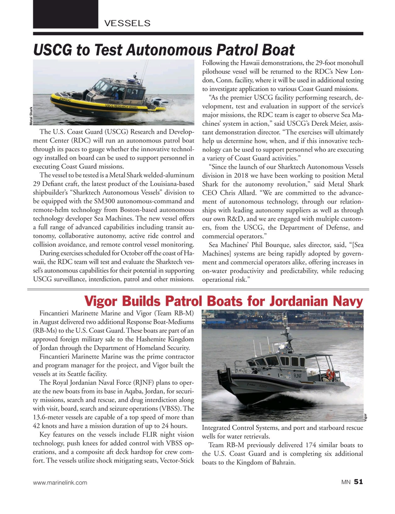 Marine News Magazine, page 51,  Oct 2020