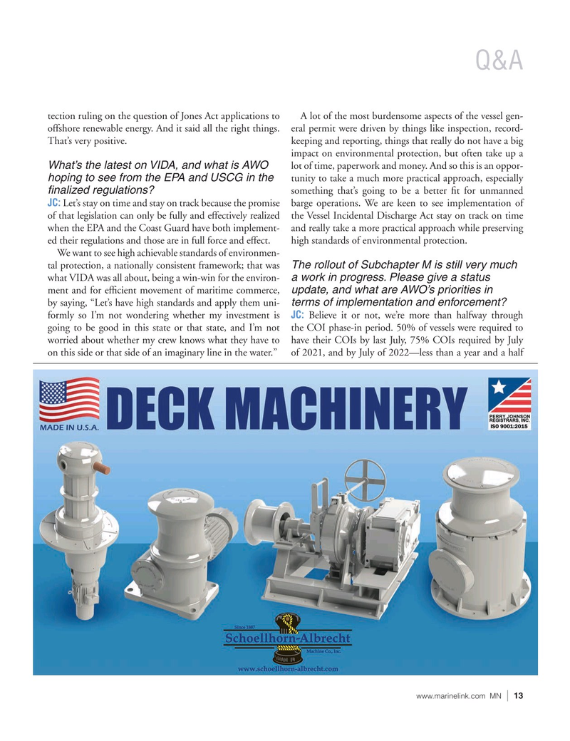 Marine News Magazine, page 13,  Mar 2021