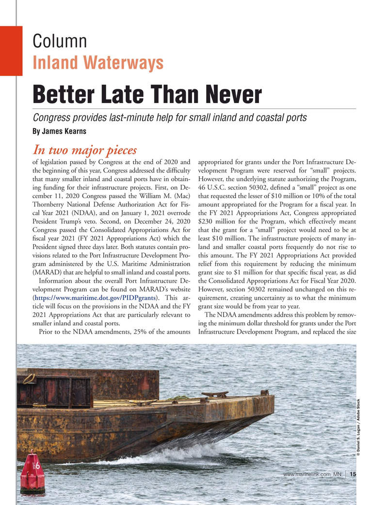 Marine News Magazine, page 15,  Mar 2021