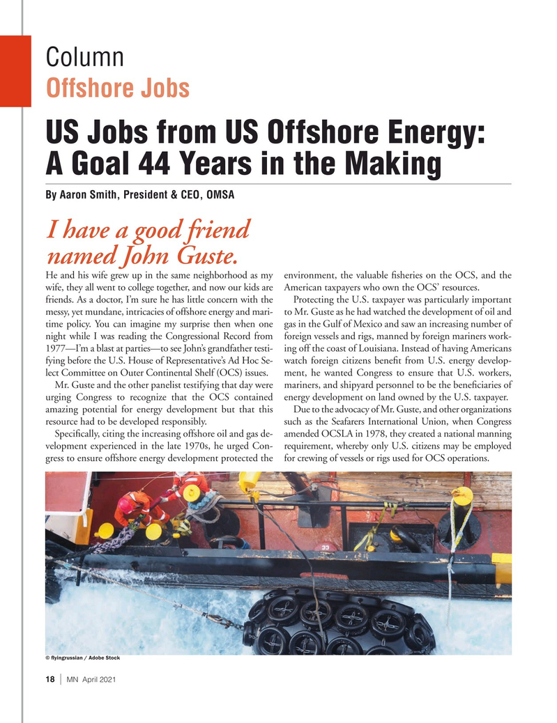 Marine News Magazine, page 18,  Apr 2021