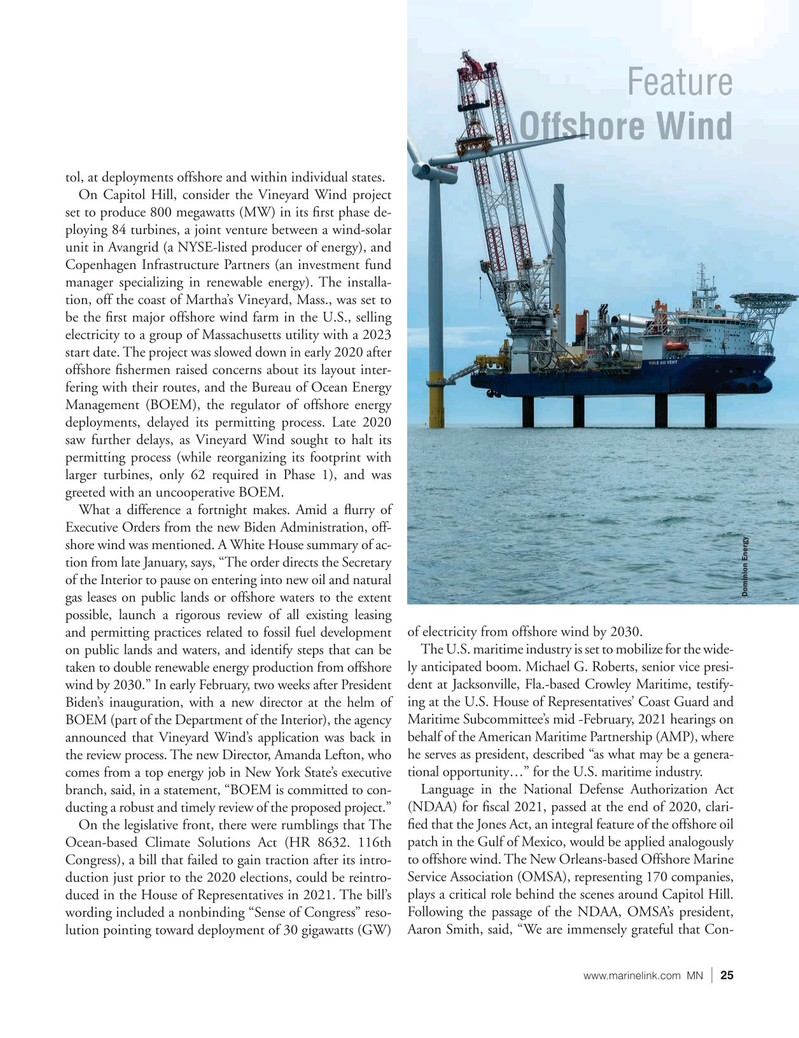Marine News Magazine, page 25,  Apr 2021