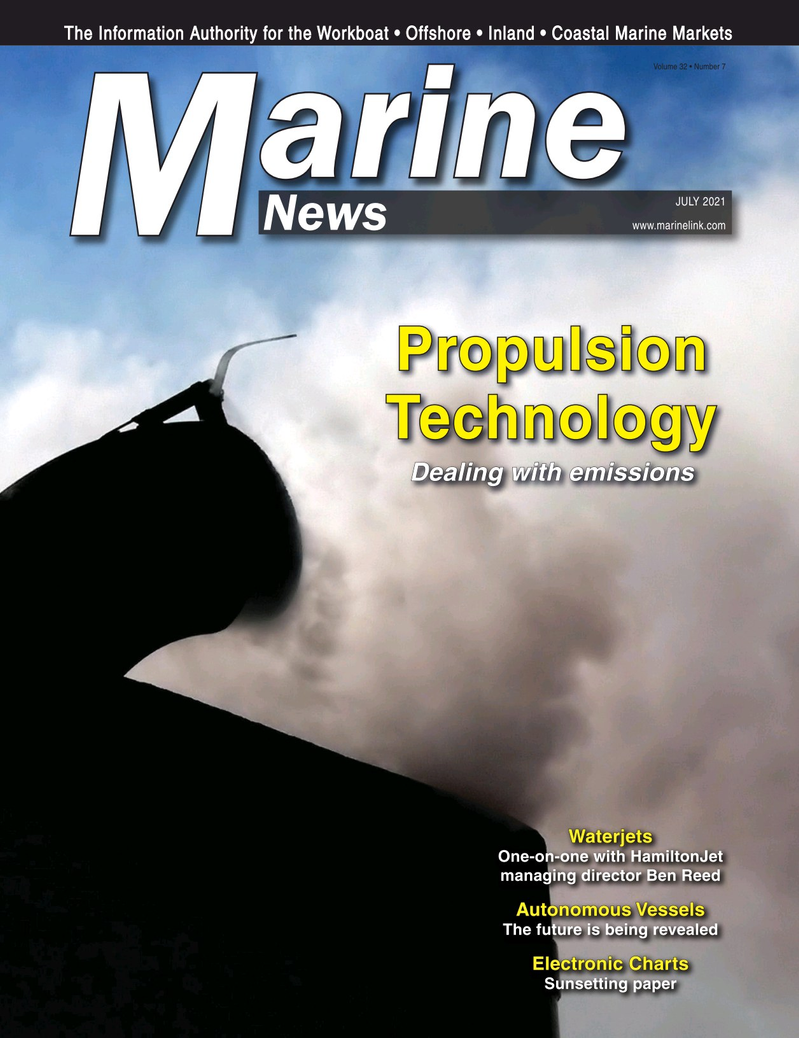 Marine News Magazine Cover Jul 2021 - Propulsion Technology