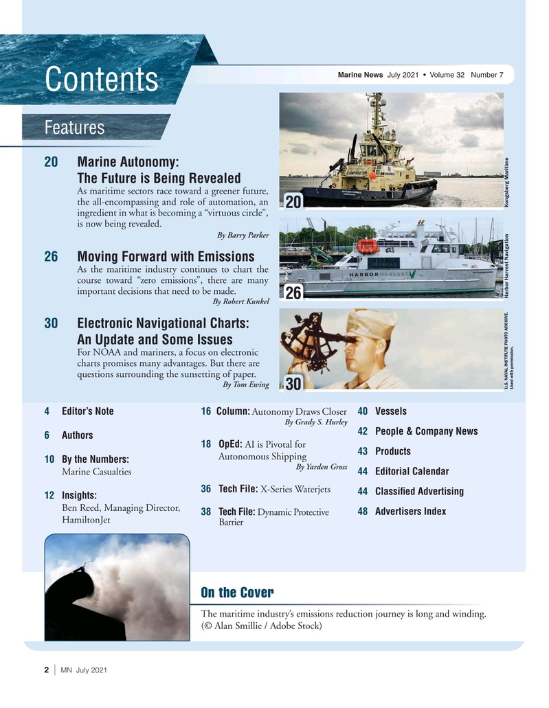 Marine News Magazine, page 2,  Jul 2021