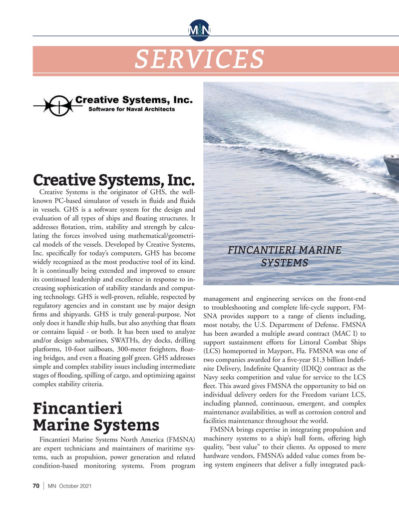 Marine News Magazine, page 70,  Oct 2021