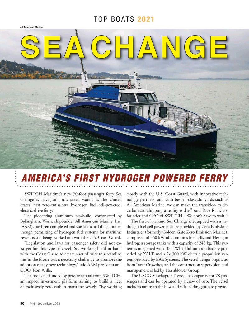 Marine News Magazine, page 50,  Nov 2021