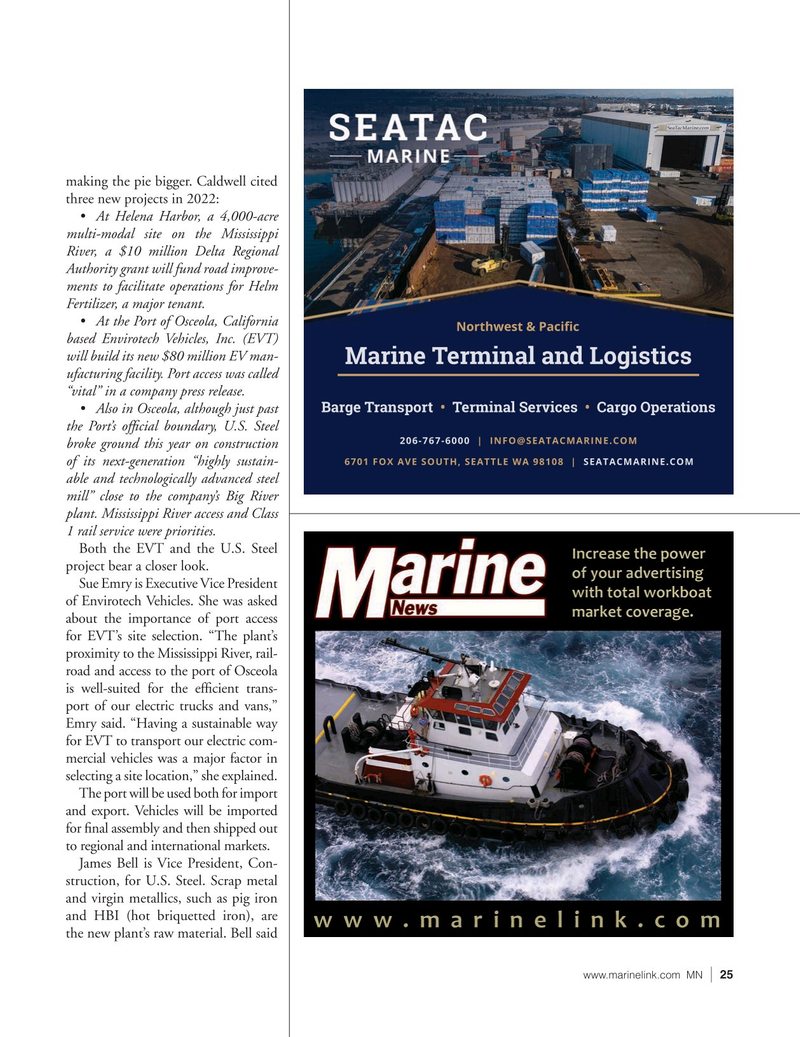 Marine News Magazine, page 25,  May 2022