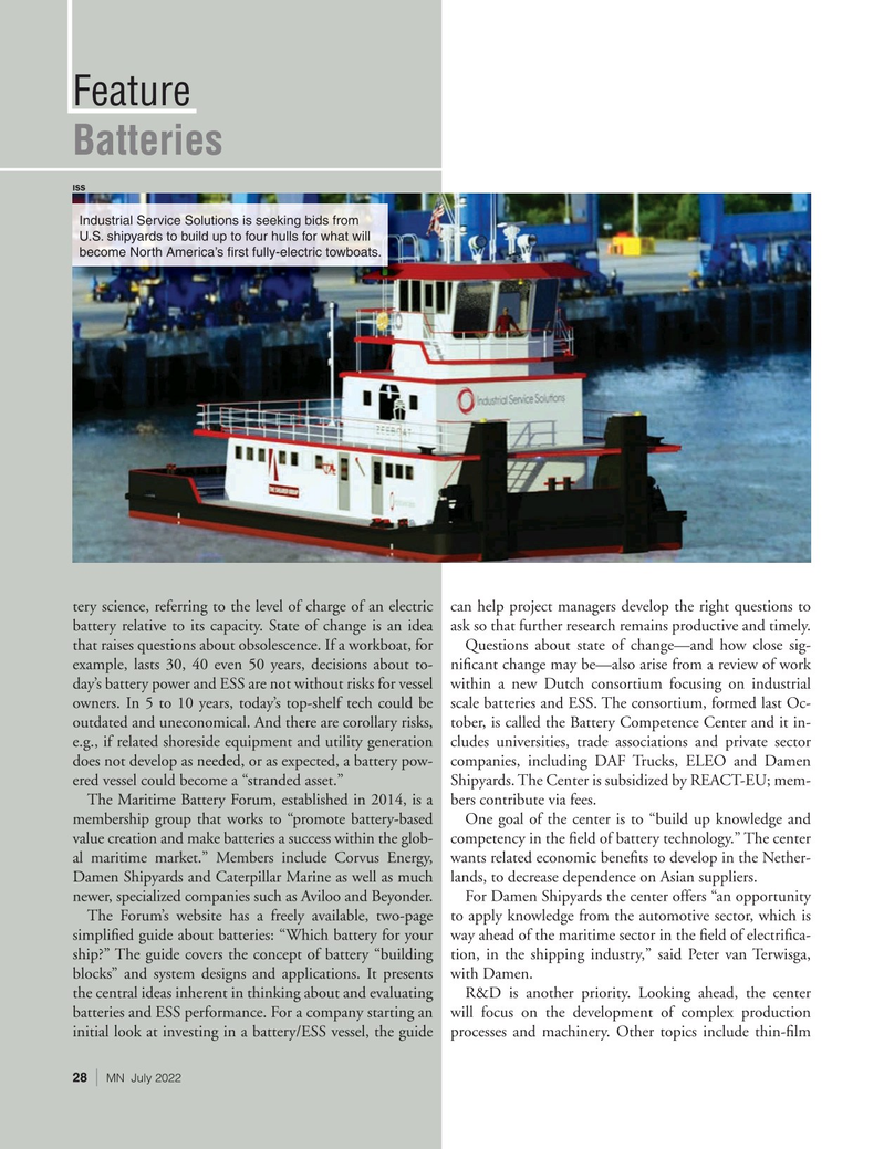 Marine News Magazine, page 28,  Jul 2022