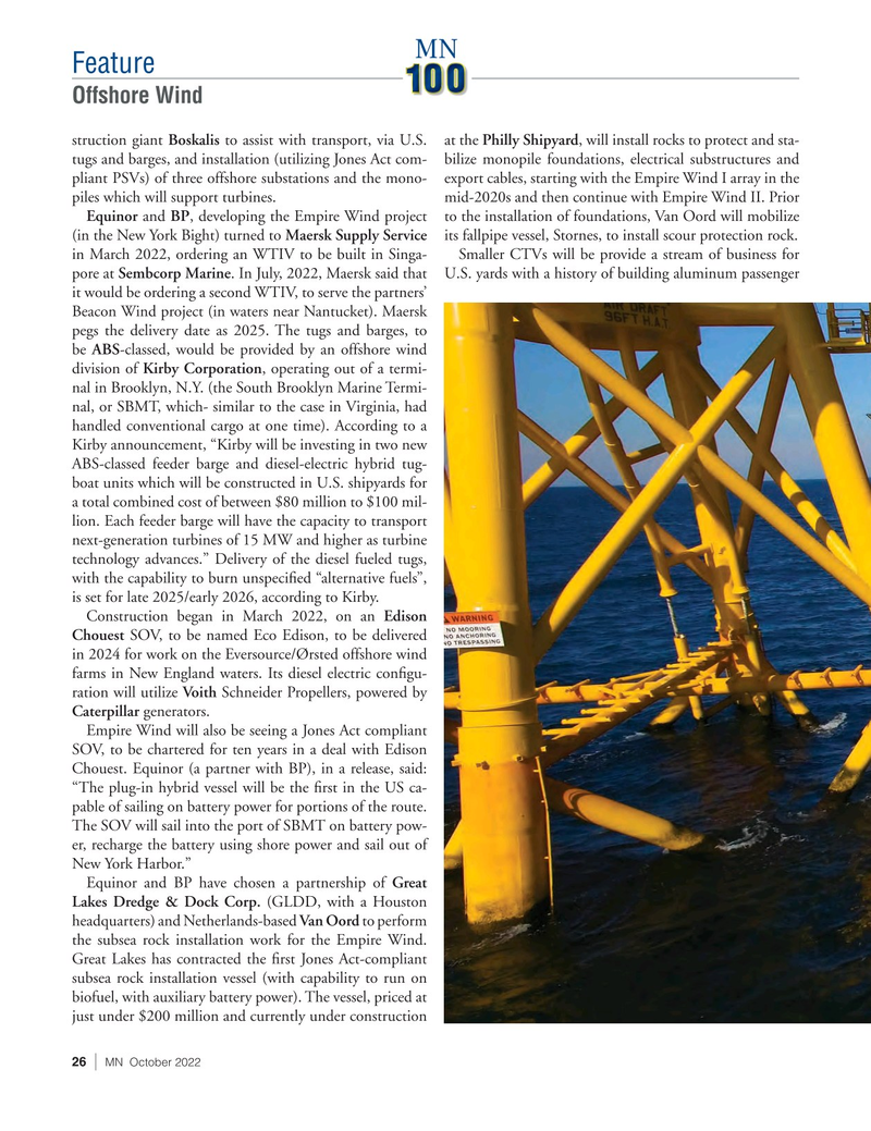 Marine News Magazine, page 26,  Oct 2022