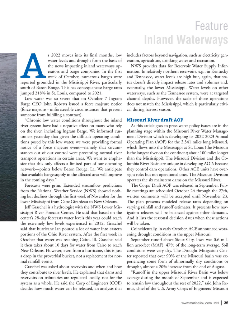 Marine News Magazine, page 35,  Nov 2022
