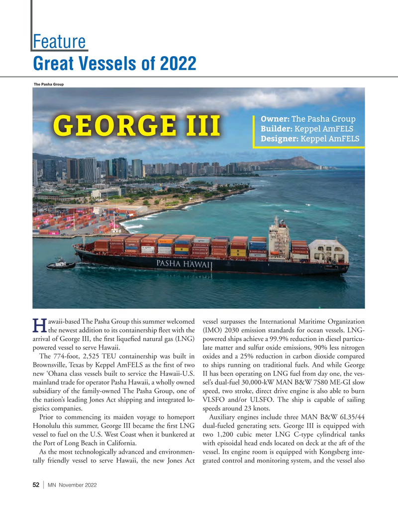 Marine News Magazine, page 52,  Nov 2022
