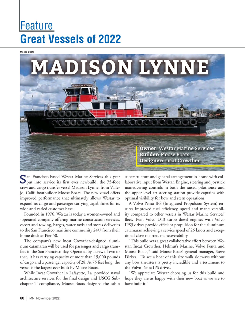 Marine News Magazine, page 60,  Nov 2022