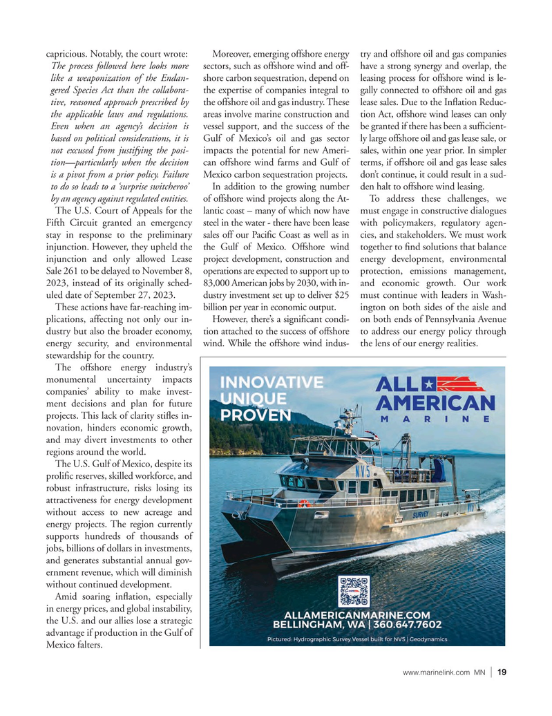 Marine News Magazine, page 19,  Oct 2023