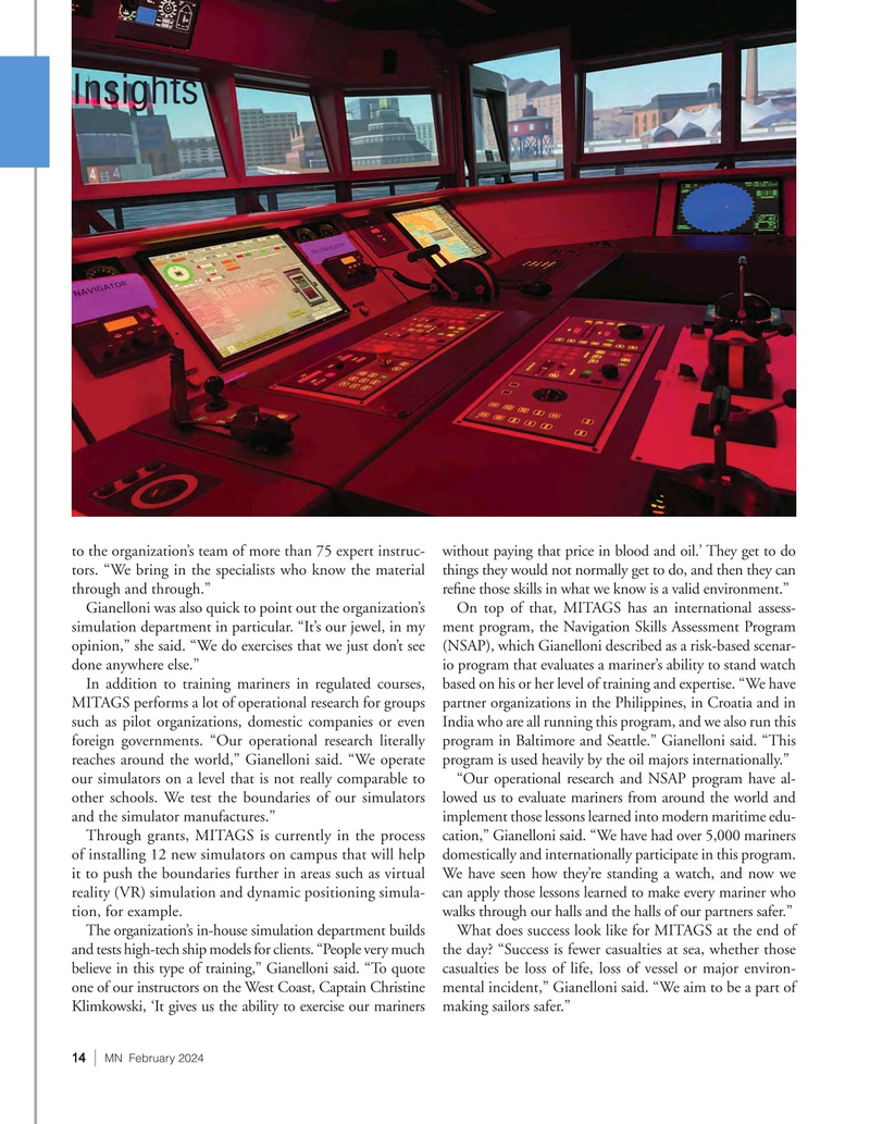 Marine News Magazine, page 14,  Feb 2024