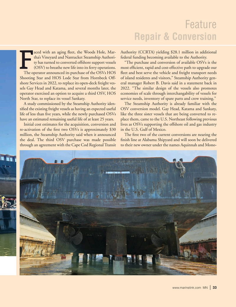 Marine News Magazine, page 33,  Oct 2024