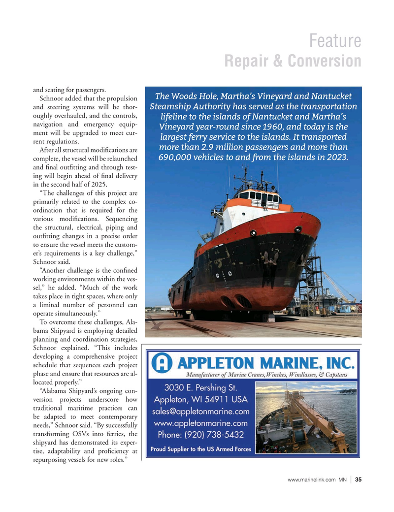 Marine News Magazine, page 35,  Oct 2024