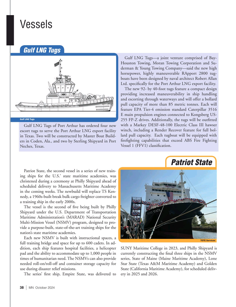 Marine News Magazine, page 38,  Oct 2024