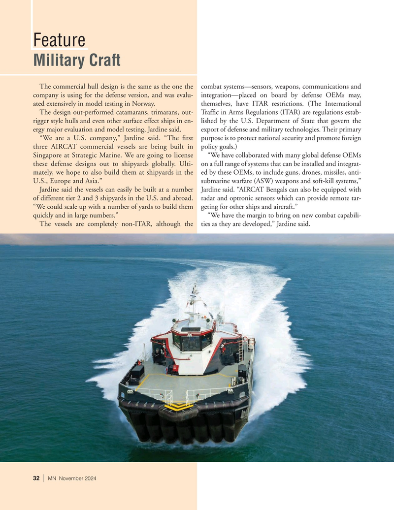 Marine News Magazine, page 32,  Nov 2024