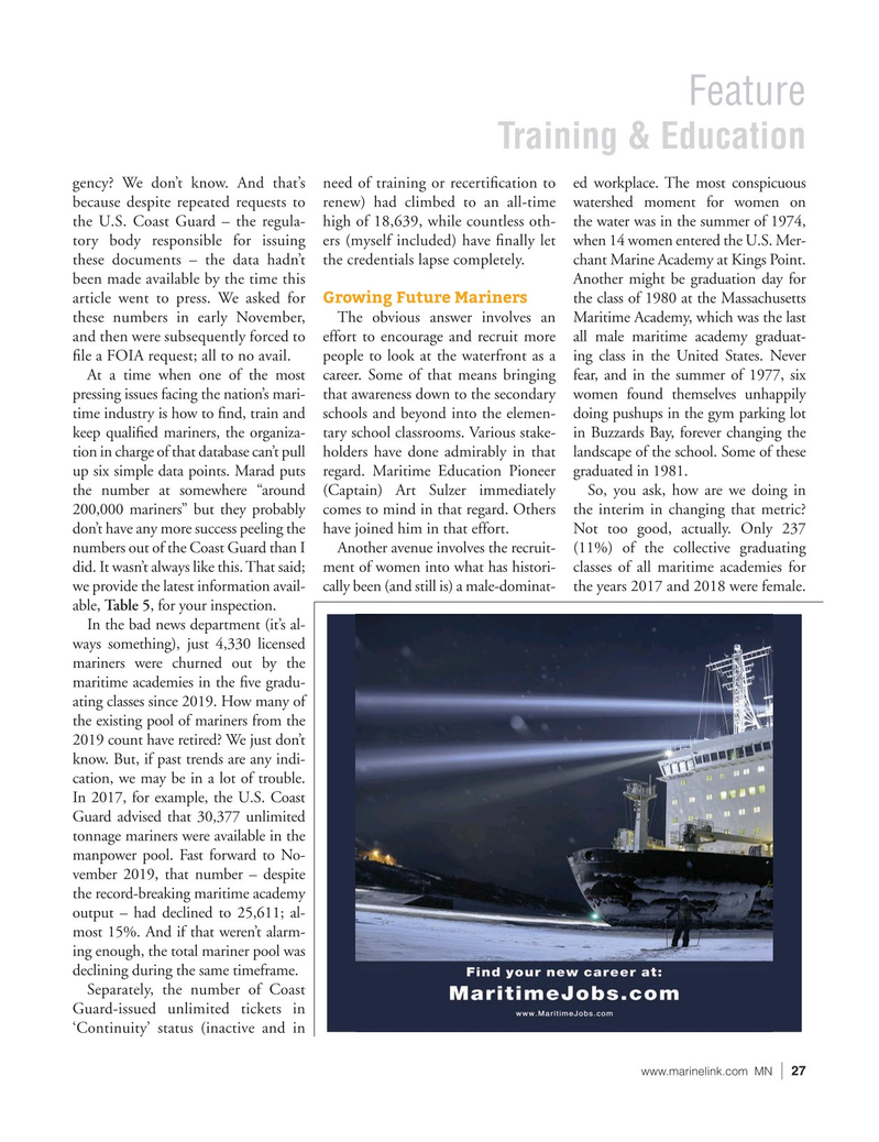 Marine News Magazine, page 27,  Jan 2025