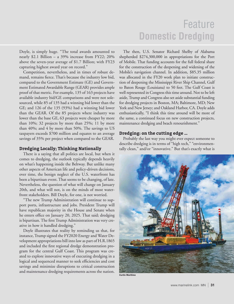 Marine News Magazine, page 31,  Jan 2025