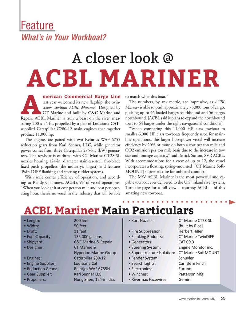 Marine News Magazine, page 23,  Mar 2025