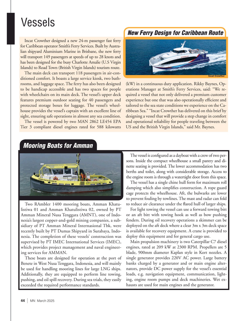 Marine News Magazine, page 44,  Mar 2025