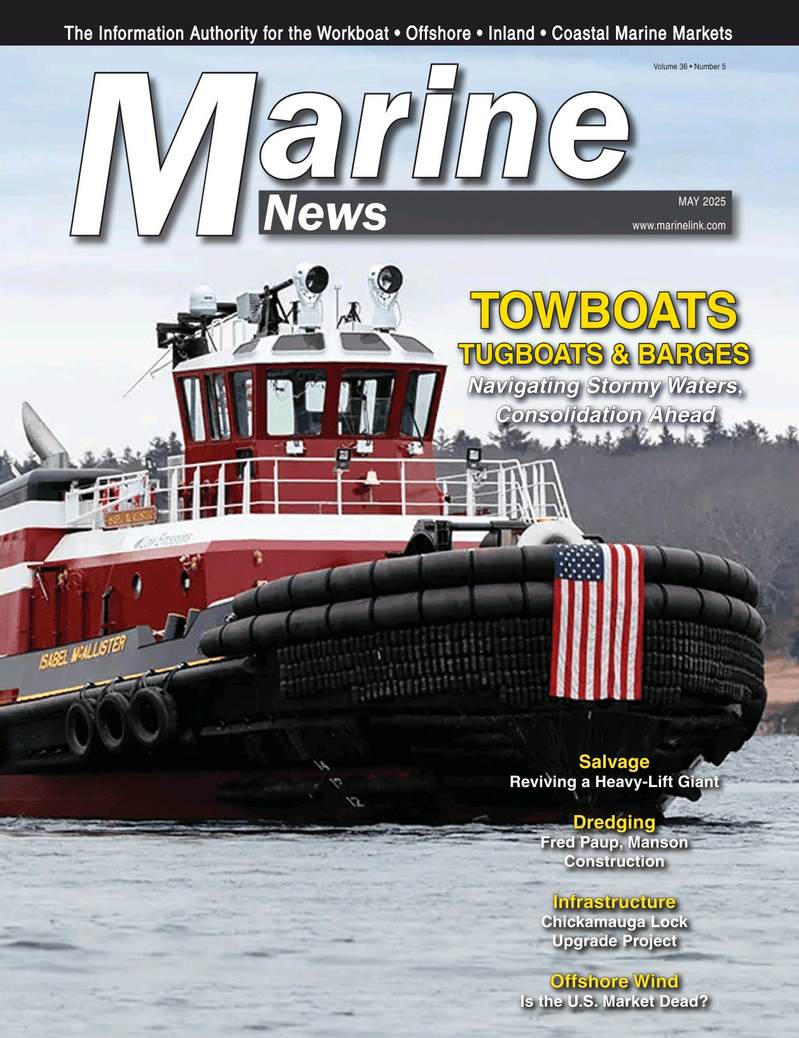 Marine News Magazine Cover May 2025 - 