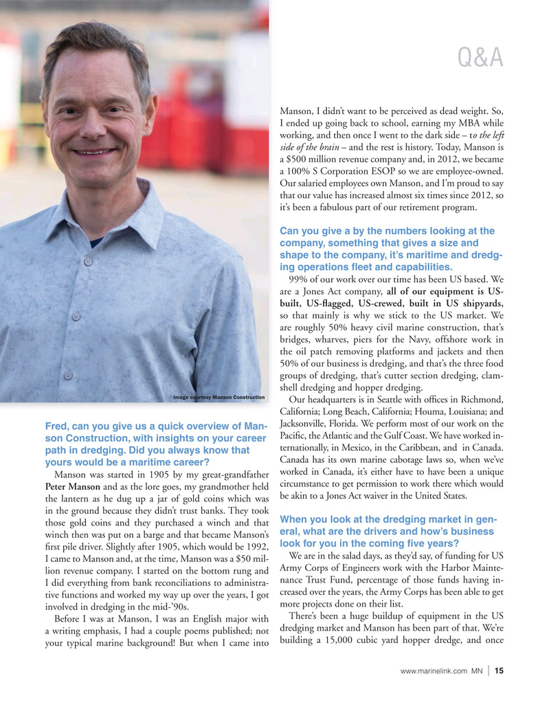 Marine News Magazine, page 15,  May 2025