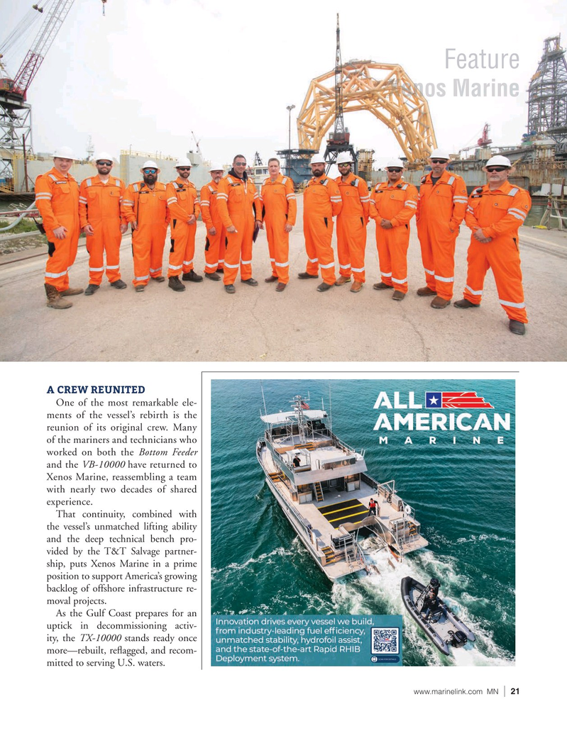 Marine News Magazine, page 21,  May 2025