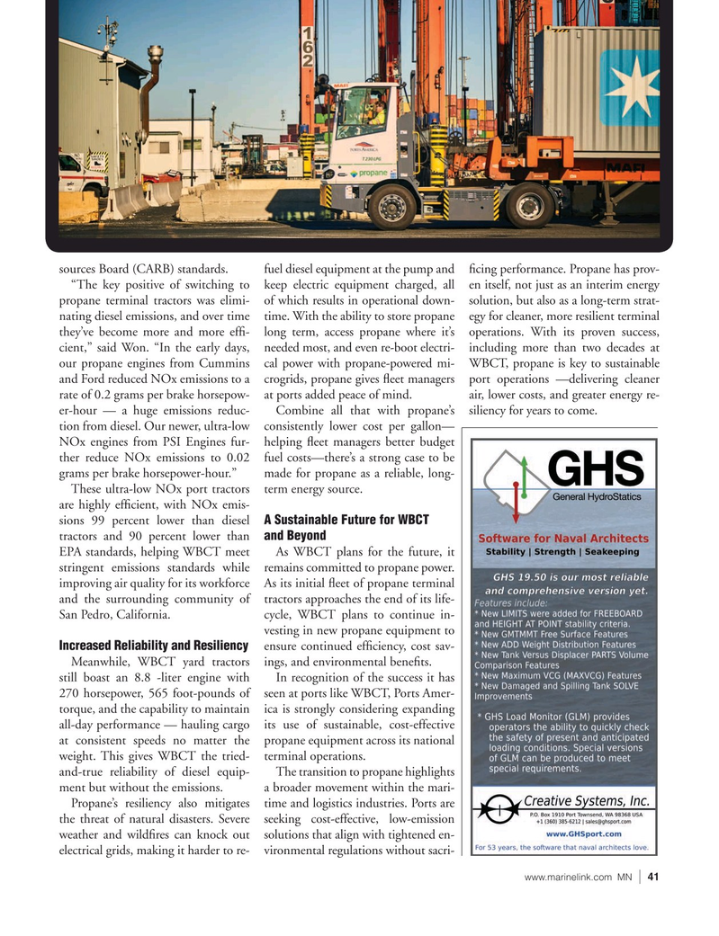 Marine News Magazine, page 41,  May 2025
