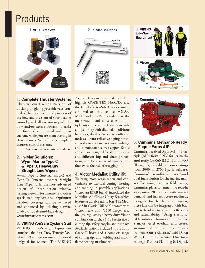 Marine News Magazine, page 45,  May 2025