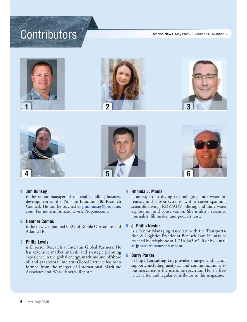 Marine News Magazine, page 6,  May 2025