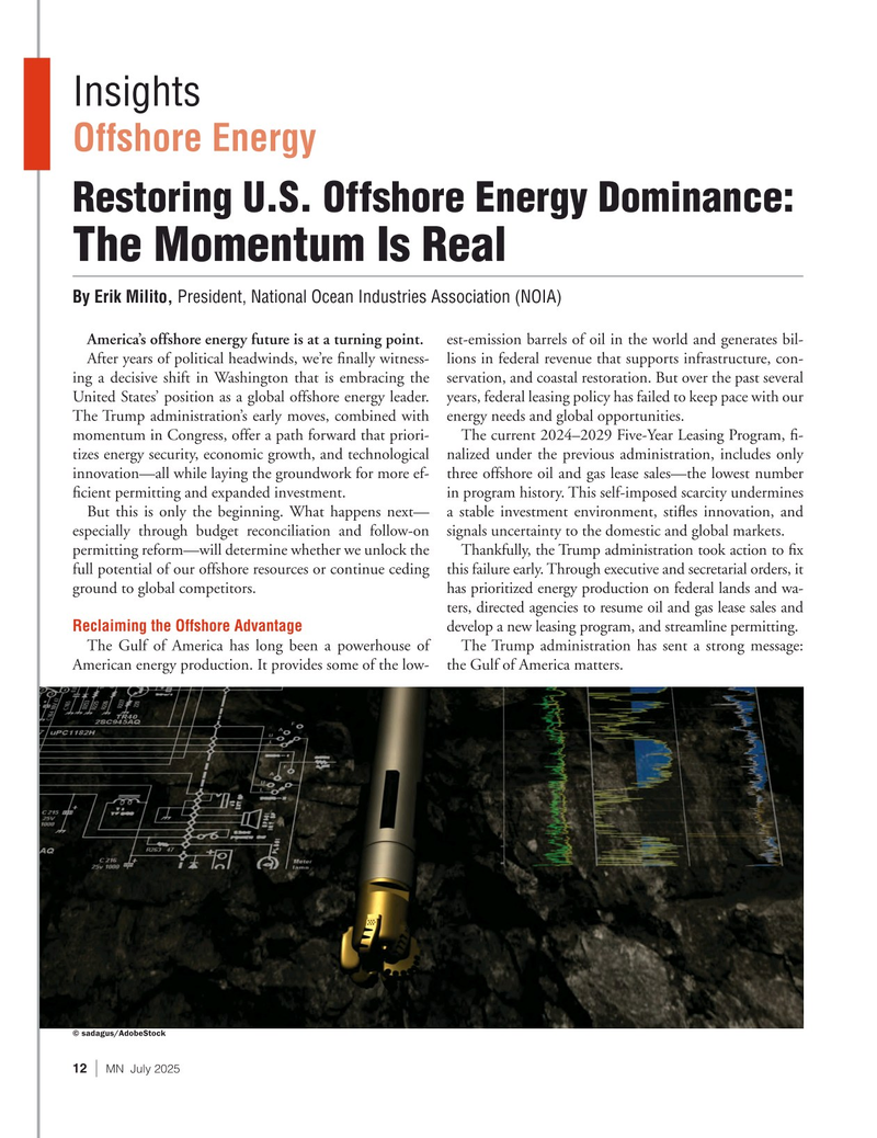Marine News Magazine, page 12,  Jul 2025