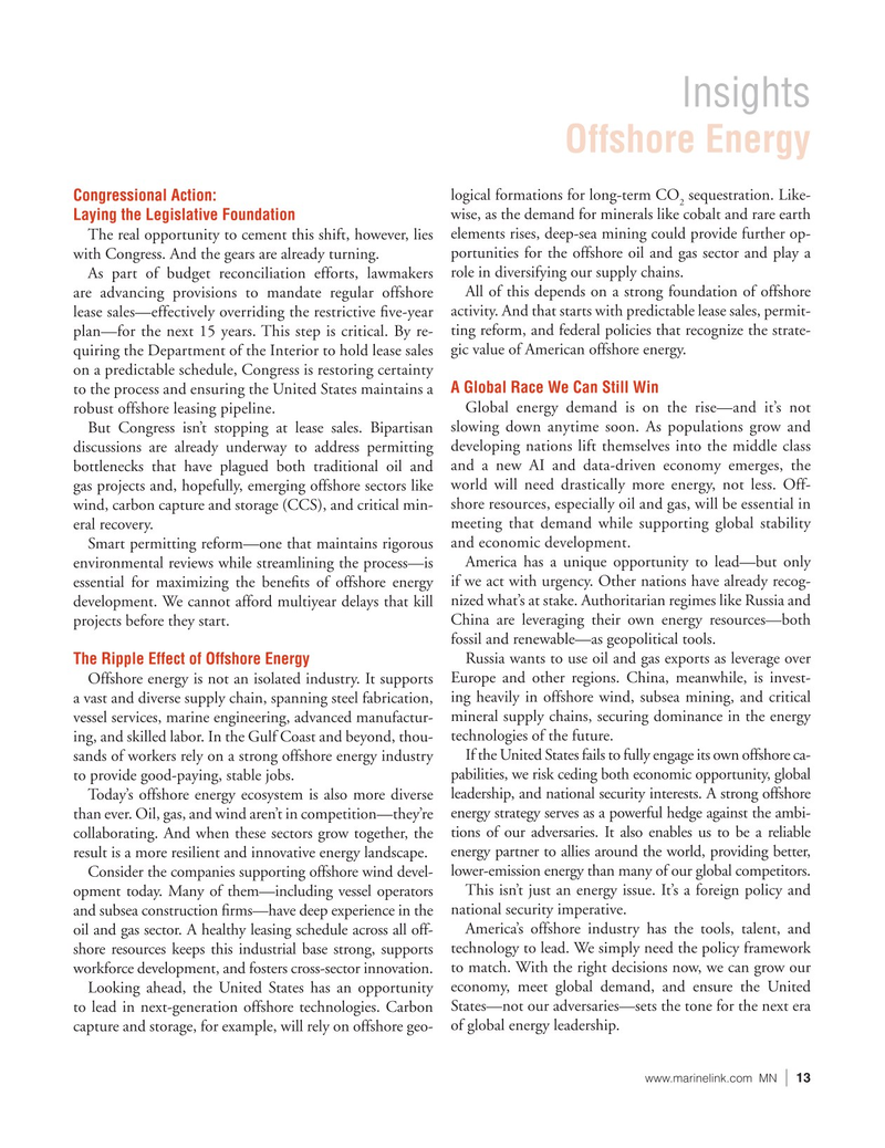 Marine News Magazine, page 13,  Jul 2025