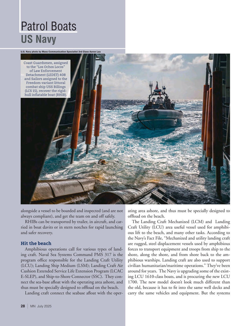 Marine News Magazine, page 28,  Jul 2025
