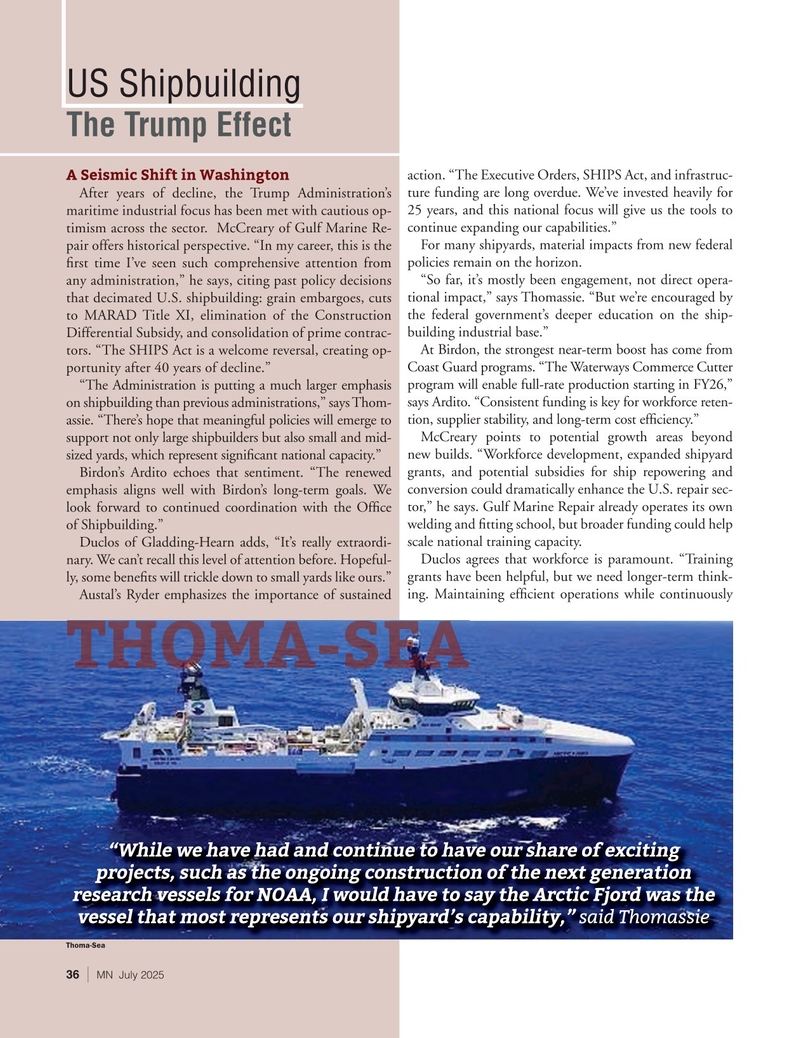 Marine News Magazine, page 36,  Jul 2025