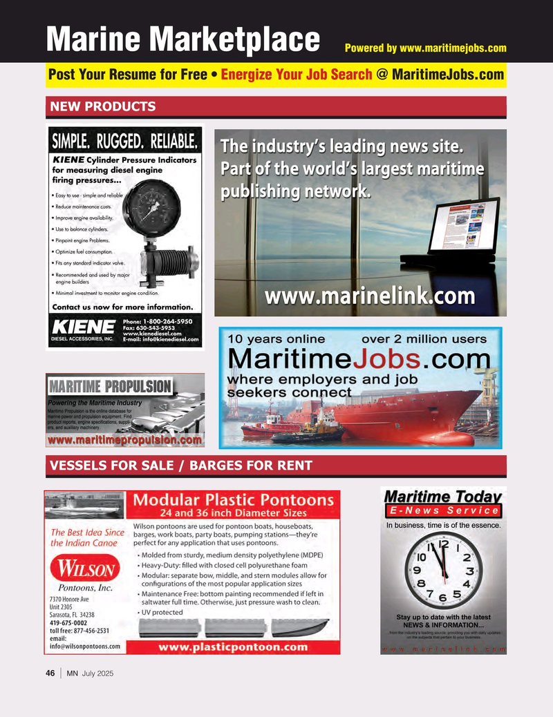 Marine News Magazine, page 46,  Jul 2025