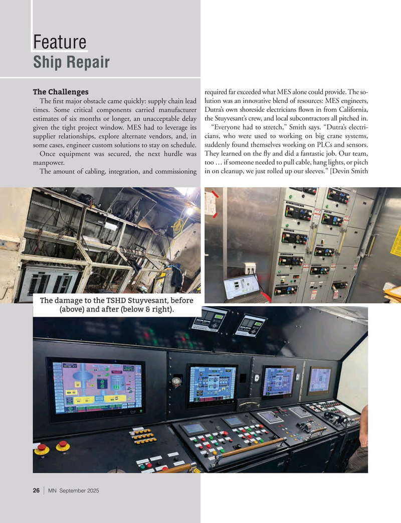 Marine News Magazine, page 26,  Sep 2025