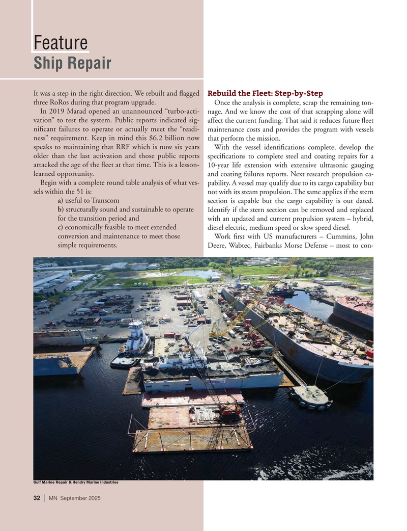 Marine News Magazine, page 32,  Sep 2025